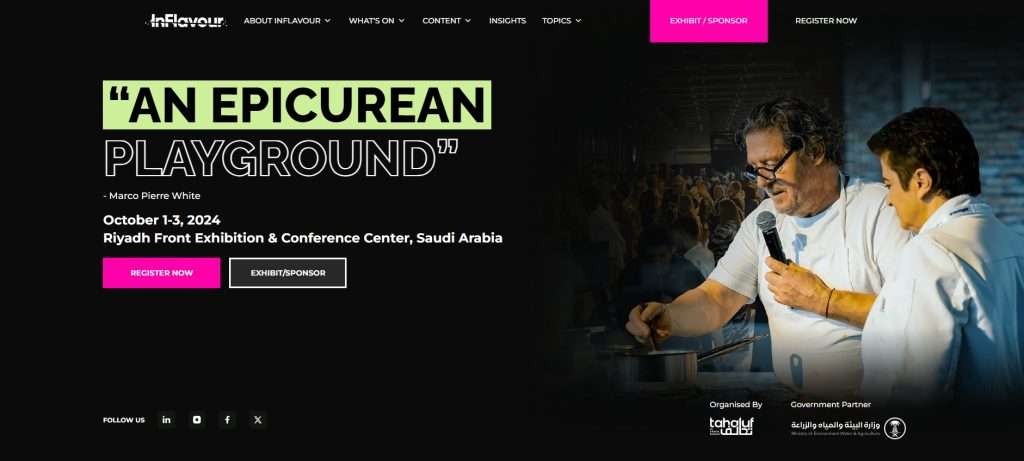 in flavour expo 2024 Saudi Arabia