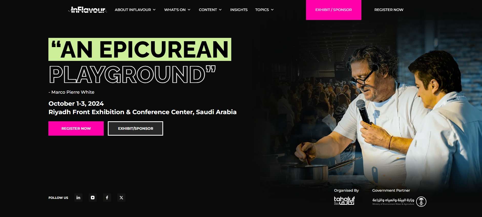 in flavour expo 2024 Saudi Arabia