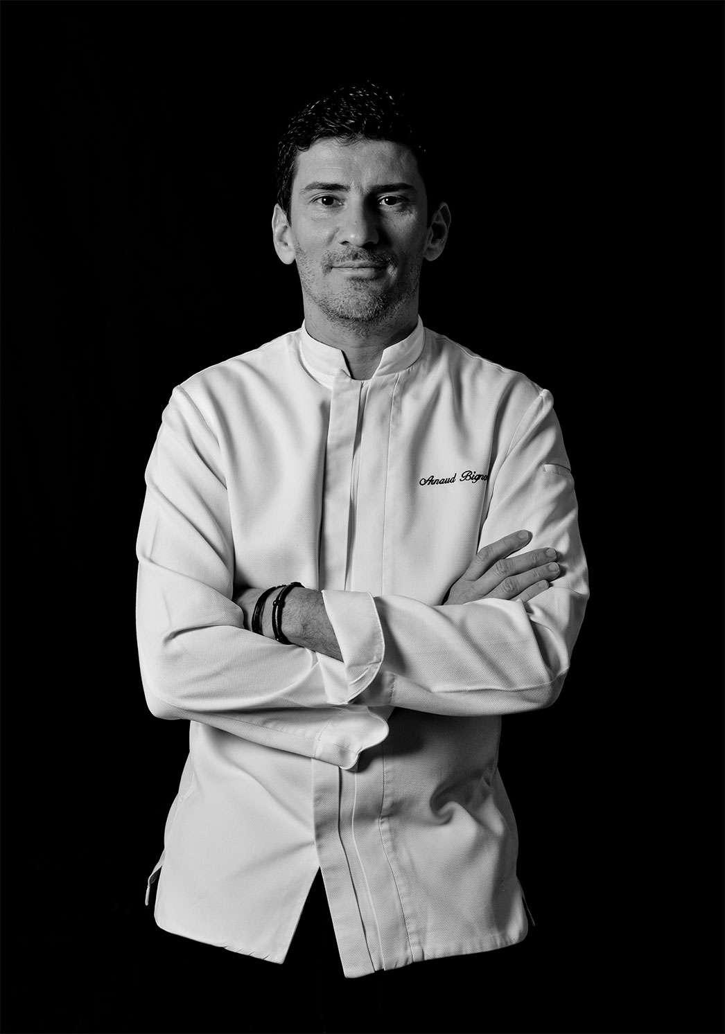 Arnaud Bignon Chef Patron at Spondi One Star Michelin French cuisine restaurant -Athens