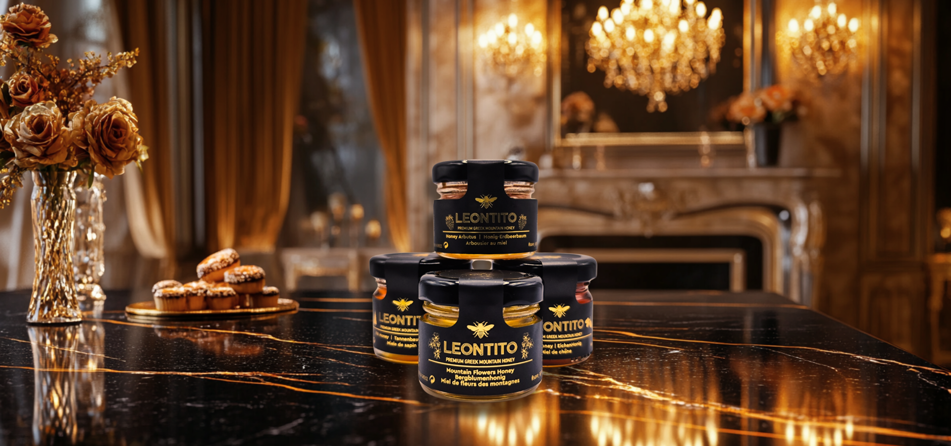 Leontito honey- michelin star restaurant ingredient