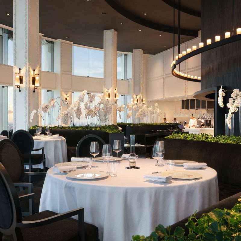 Mezzaluna Two stars michelin restaurant Bangkok, Thailand -Spring menu challenge by All4Chefs