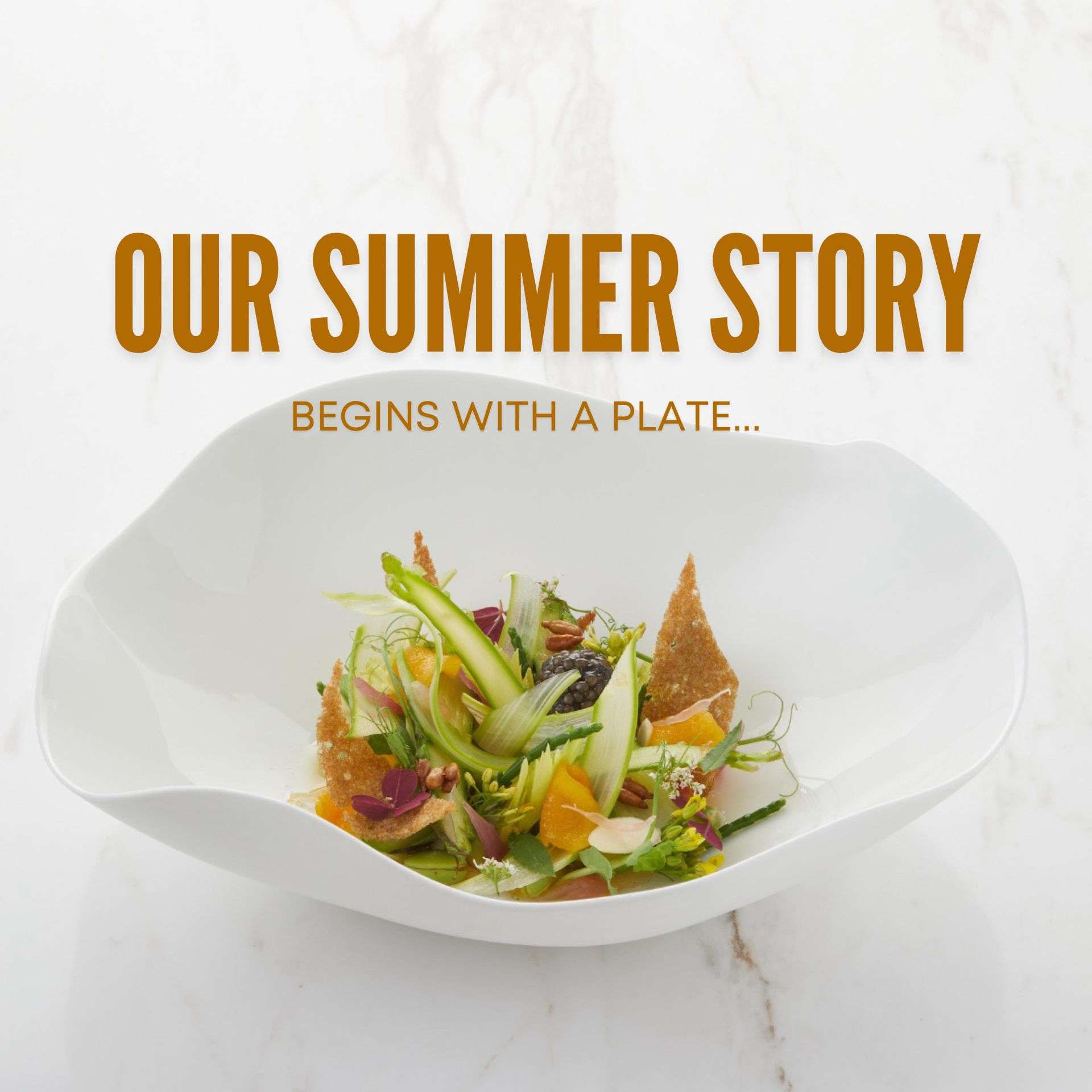 All4Chefs Summer menu challenge 2025 & Chef's Table Bangkok- our summer story begins with a plate