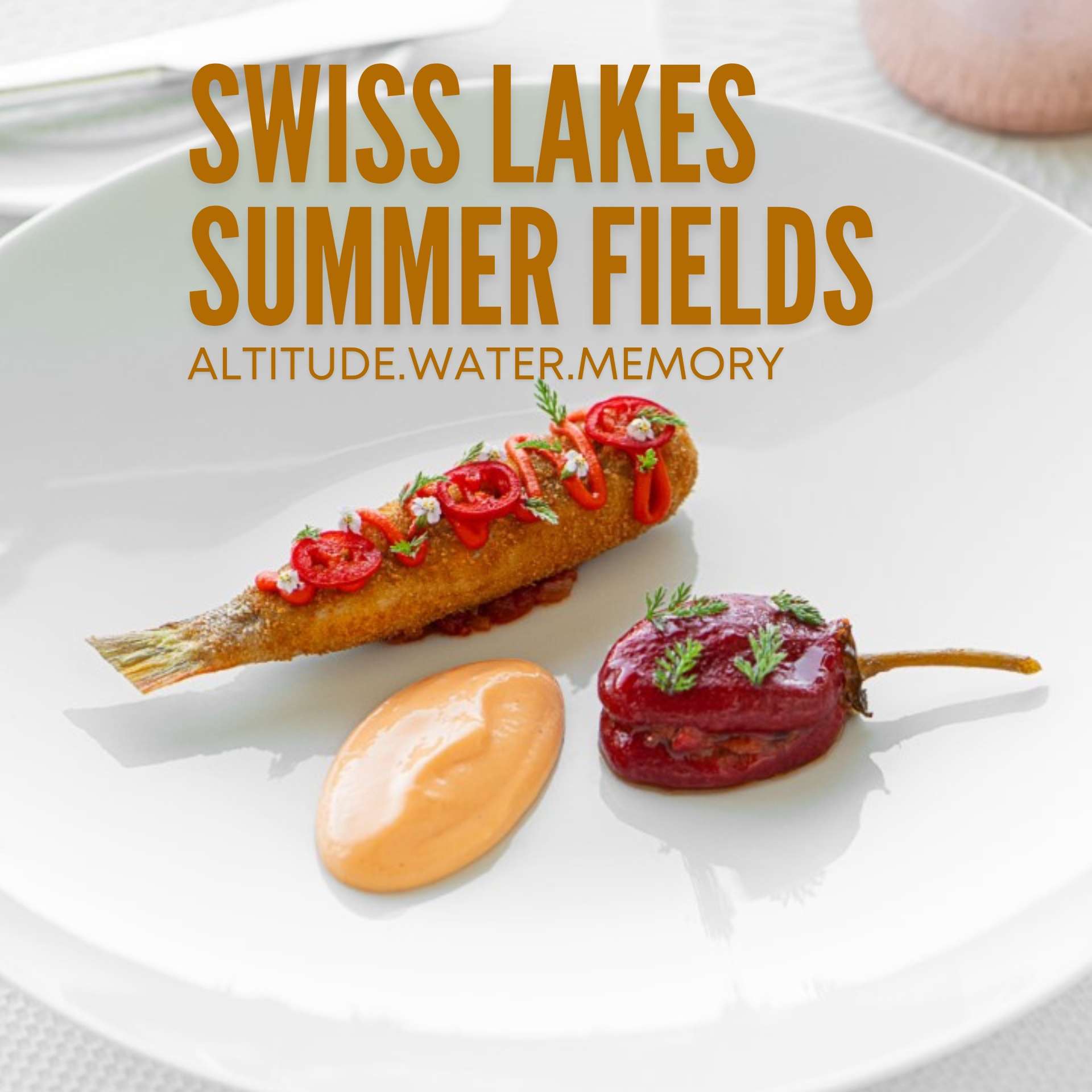 Stephane Decotterd -Maison Decotterd One Michelin Star Restaurant Glion, Switzerland for All4Chefs Summer menu challenge 2025