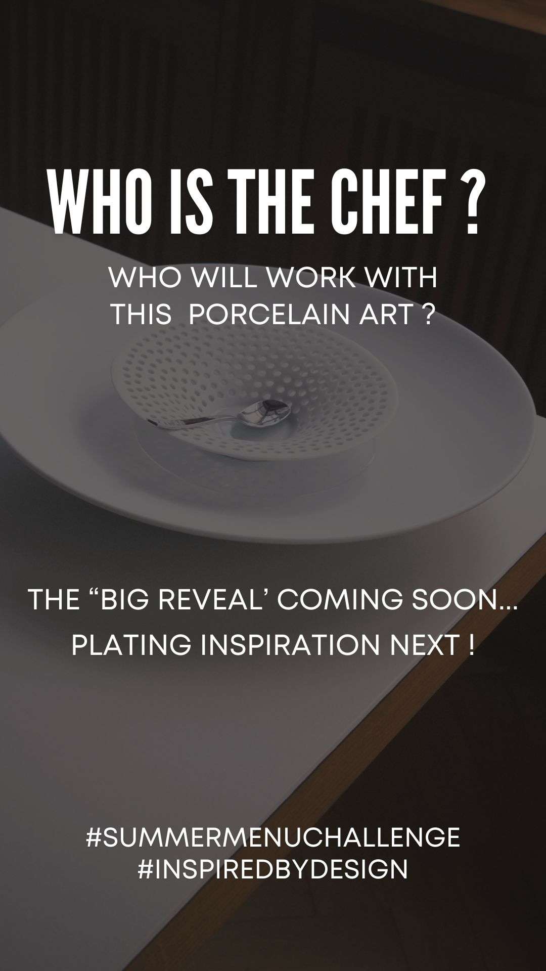 Hering Berlin Porcelain plates for Michelin star Kitchen- Who is the lucky chef? All4Chefs Summer menu challenge 2025