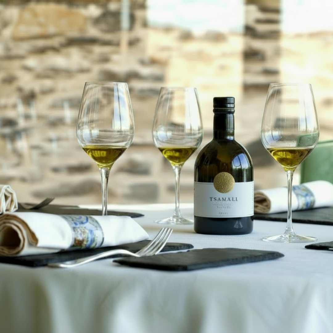 Tsamali EVOO- Michelin kitchen's favorite Greek olive oil sponsor of What's your poison by All4Chefs