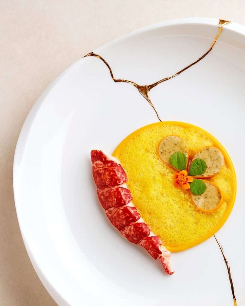 Festive Table 2025- Saint Pierre Two Michelin star restaurant Singapore Festive Menu dish 2