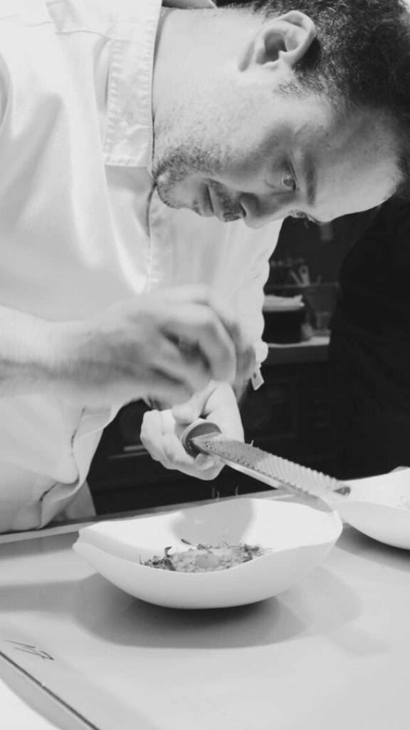 Executive Michelin stared Chef Fabrice Rosso at IDAM by Alain Ducasse for the Festive Table 2025 by All4Chefs