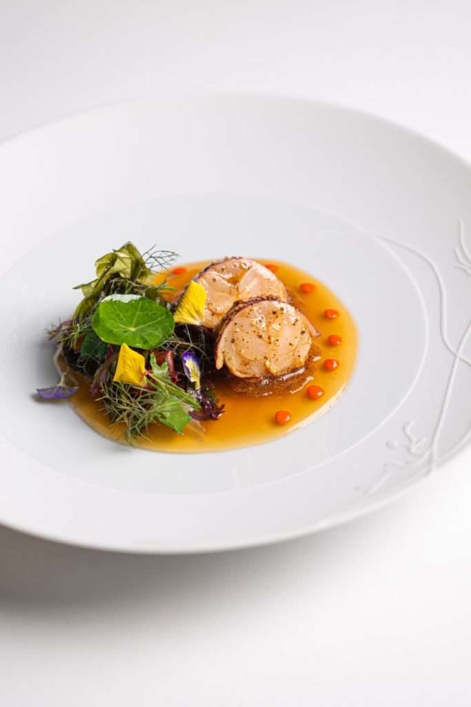 Florian Stein at La Maison 1888 Michelin restaurant for The Festive Table 2025 by All4Chefs